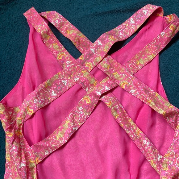 Criss Cross Back Summer Dress - Picture 6 of 6